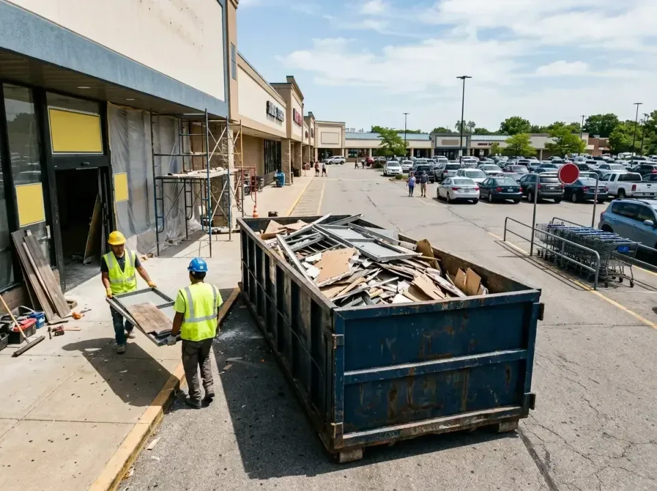 retail-store-renovation-debris-003 — frequently asked questions, Roll-off Dumpster Rentals in Marble Falls, TX